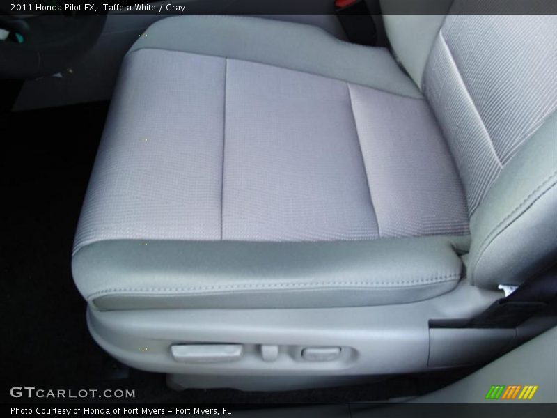 Taffeta White / Gray 2011 Honda Pilot EX