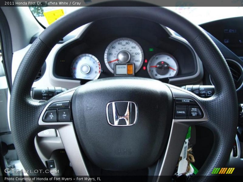 Taffeta White / Gray 2011 Honda Pilot EX