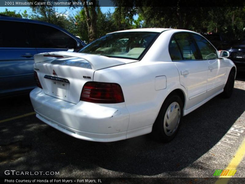 Northstar White / Tan 2001 Mitsubishi Galant ES