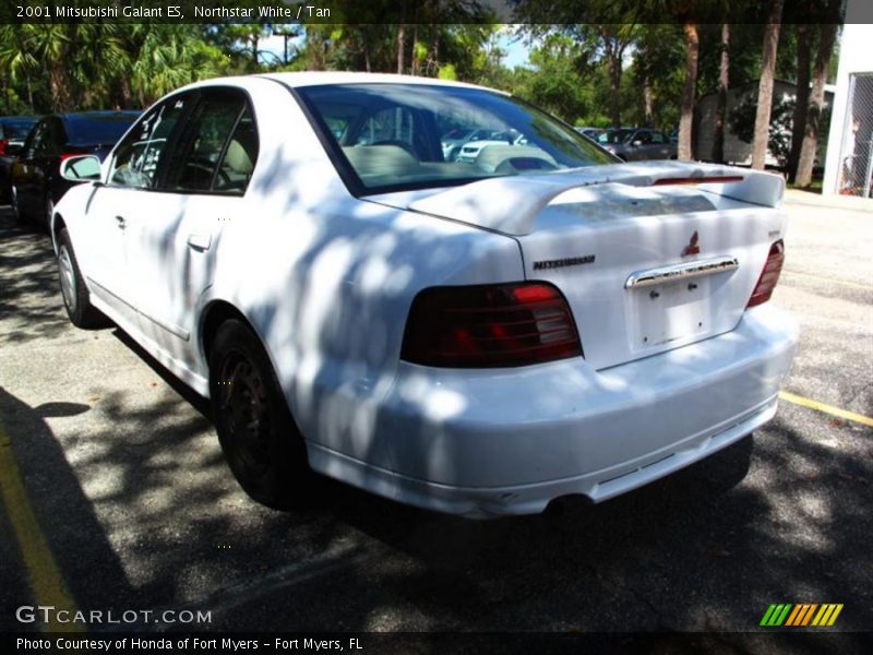 Northstar White / Tan 2001 Mitsubishi Galant ES