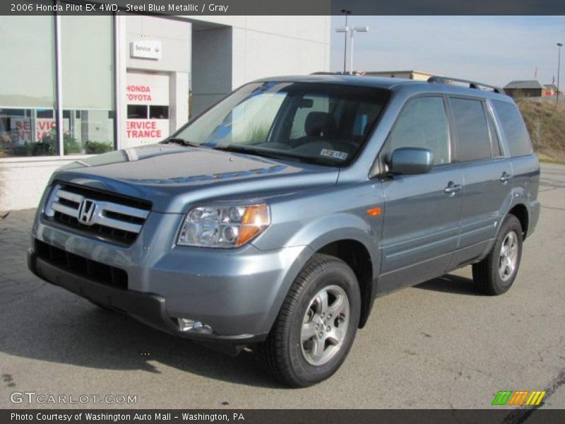 Steel Blue Metallic / Gray 2006 Honda Pilot EX 4WD