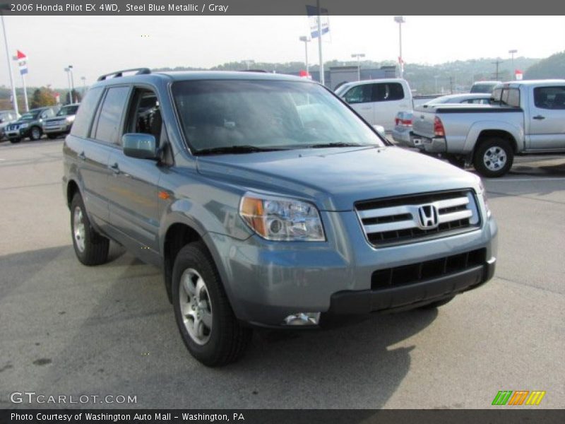 Steel Blue Metallic / Gray 2006 Honda Pilot EX 4WD