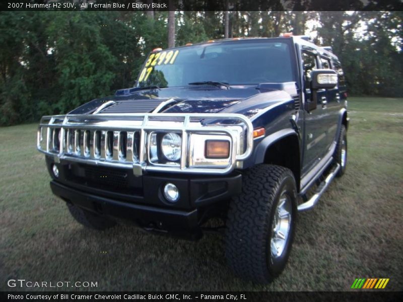 All Terrain Blue / Ebony Black 2007 Hummer H2 SUV