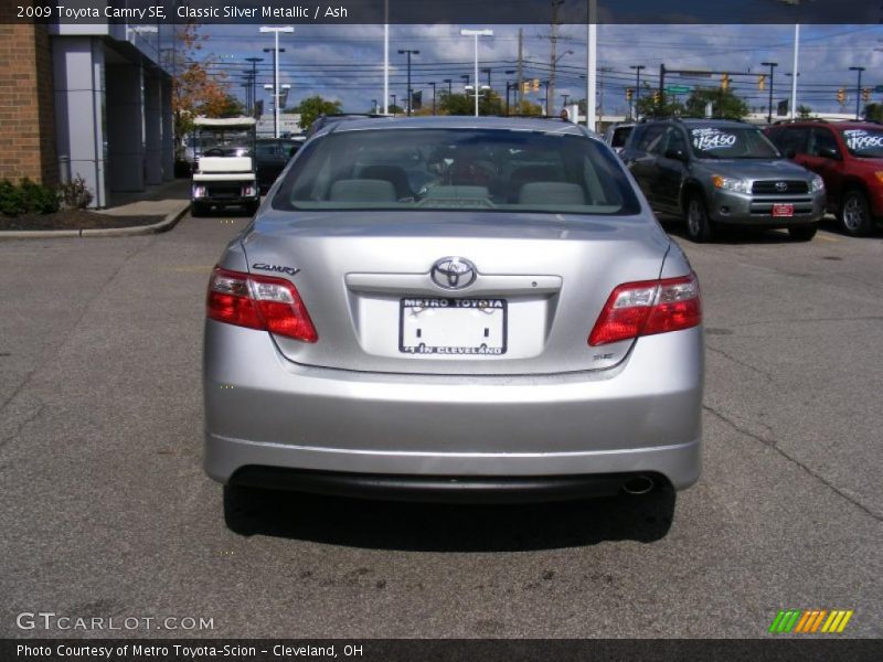 Classic Silver Metallic / Ash 2009 Toyota Camry SE