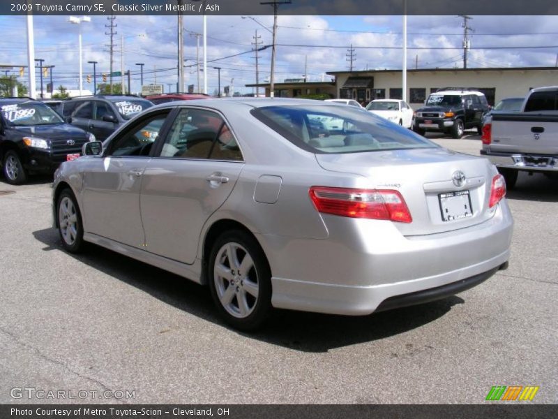 Classic Silver Metallic / Ash 2009 Toyota Camry SE