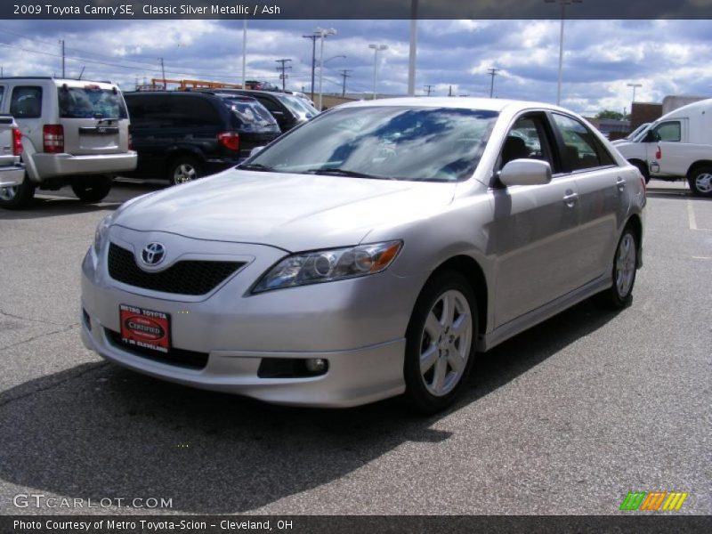 Classic Silver Metallic / Ash 2009 Toyota Camry SE