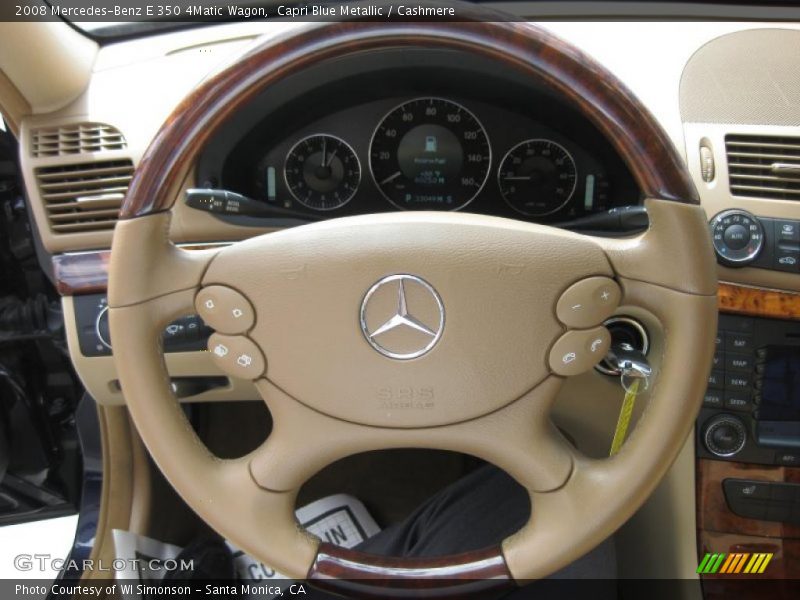  2008 E 350 4Matic Wagon Cashmere Interior