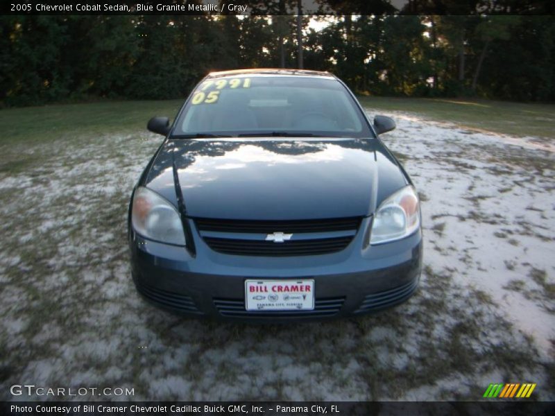 Blue Granite Metallic / Gray 2005 Chevrolet Cobalt Sedan