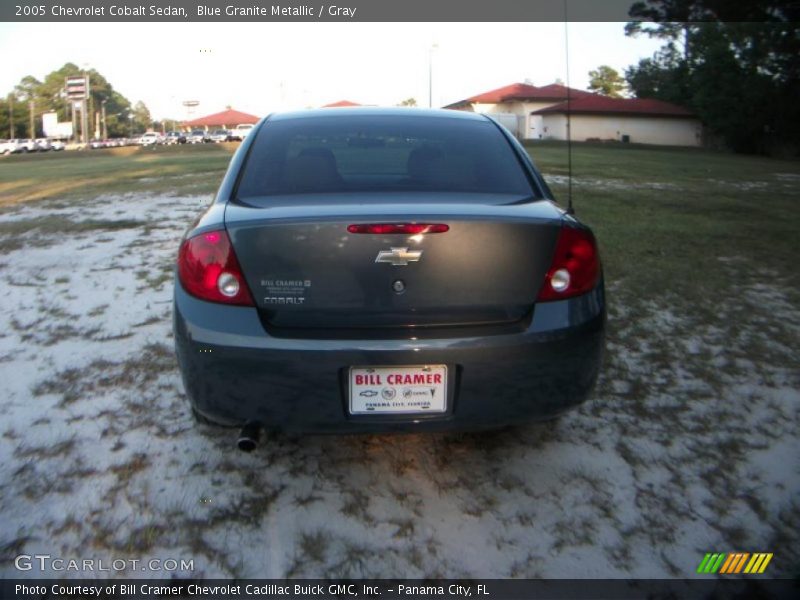 Blue Granite Metallic / Gray 2005 Chevrolet Cobalt Sedan