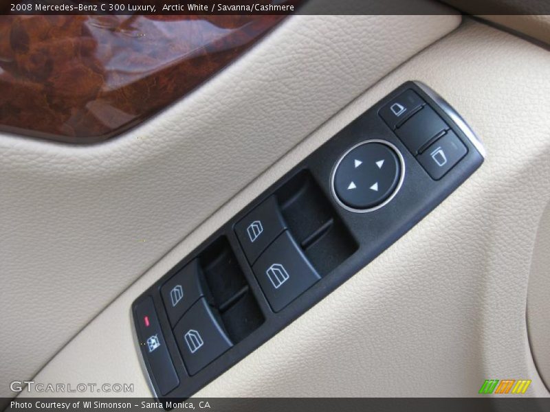 Arctic White / Savanna/Cashmere 2008 Mercedes-Benz C 300 Luxury