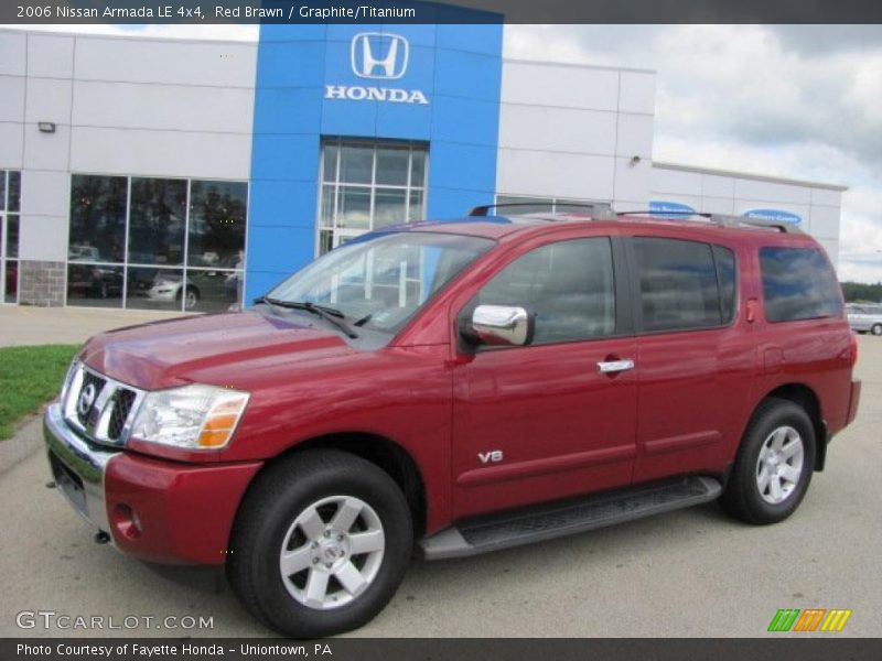 Red Brawn / Graphite/Titanium 2006 Nissan Armada LE 4x4