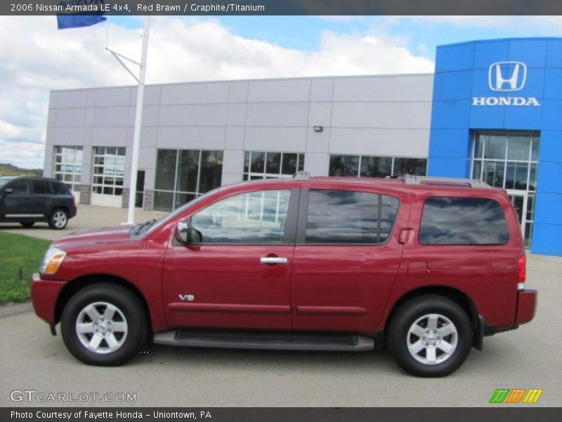 Red Brawn / Graphite/Titanium 2006 Nissan Armada LE 4x4
