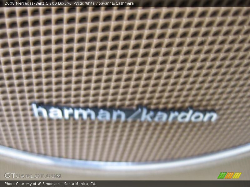 Arctic White / Savanna/Cashmere 2008 Mercedes-Benz C 300 Luxury