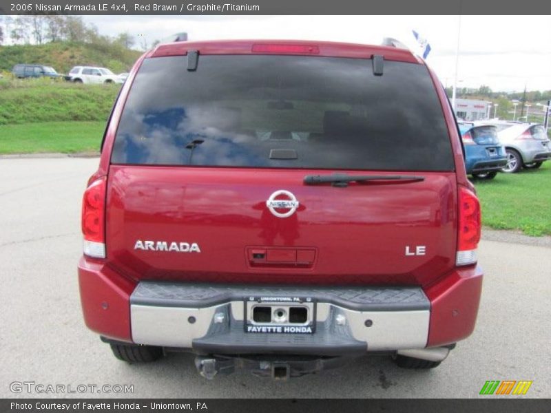 Red Brawn / Graphite/Titanium 2006 Nissan Armada LE 4x4