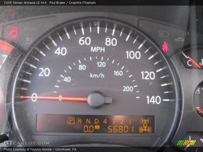 Red Brawn / Graphite/Titanium 2006 Nissan Armada LE 4x4