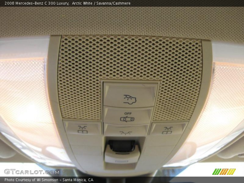Arctic White / Savanna/Cashmere 2008 Mercedes-Benz C 300 Luxury