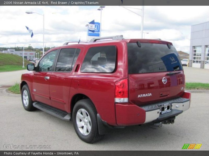 Red Brawn / Graphite/Titanium 2006 Nissan Armada LE 4x4