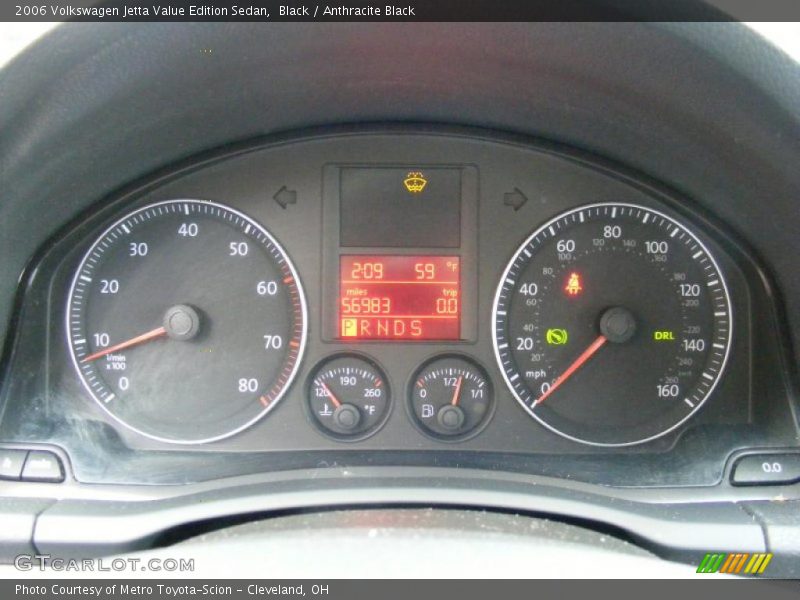 Black / Anthracite Black 2006 Volkswagen Jetta Value Edition Sedan