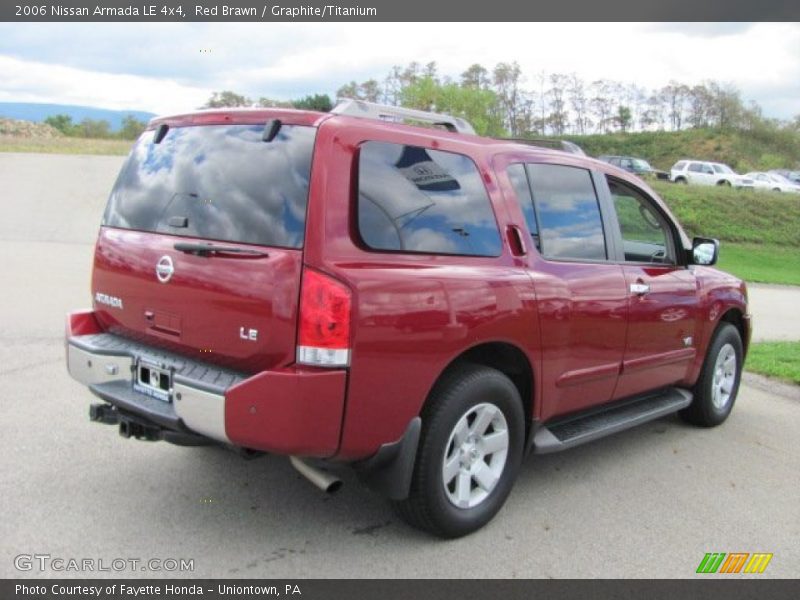 Red Brawn / Graphite/Titanium 2006 Nissan Armada LE 4x4
