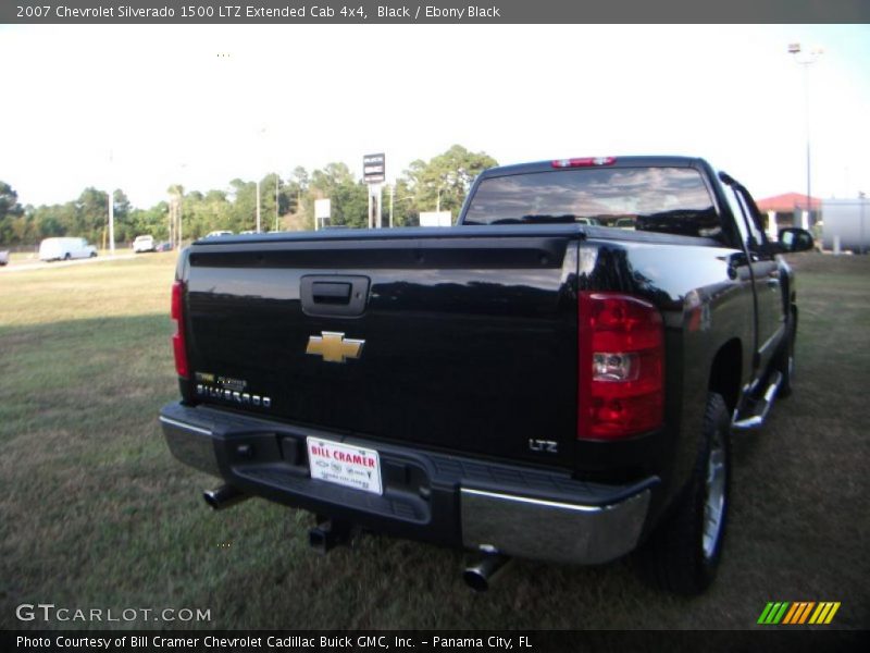 Black / Ebony Black 2007 Chevrolet Silverado 1500 LTZ Extended Cab 4x4