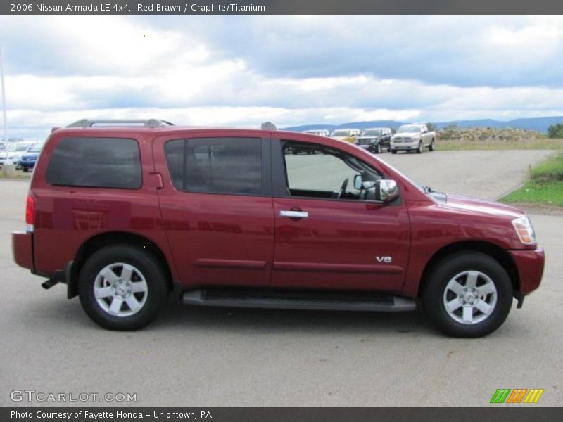 Red Brawn / Graphite/Titanium 2006 Nissan Armada LE 4x4