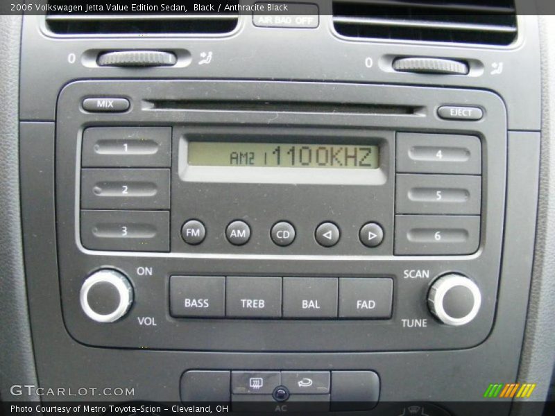 Black / Anthracite Black 2006 Volkswagen Jetta Value Edition Sedan