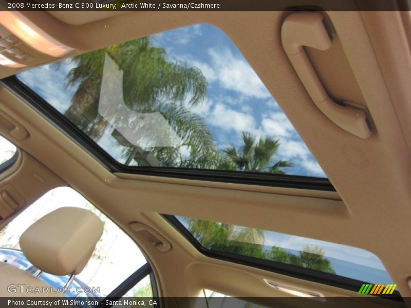 Arctic White / Savanna/Cashmere 2008 Mercedes-Benz C 300 Luxury