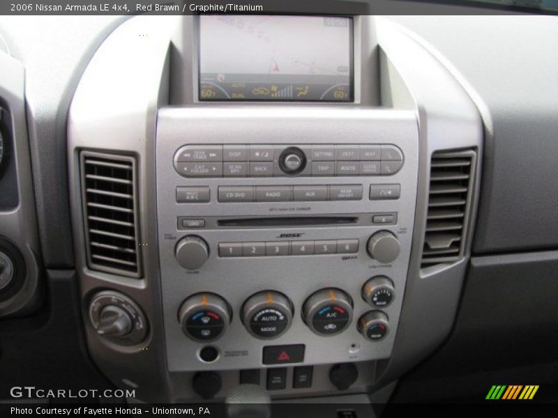 Red Brawn / Graphite/Titanium 2006 Nissan Armada LE 4x4