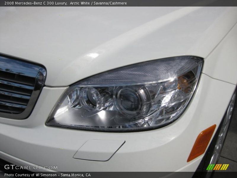 Arctic White / Savanna/Cashmere 2008 Mercedes-Benz C 300 Luxury
