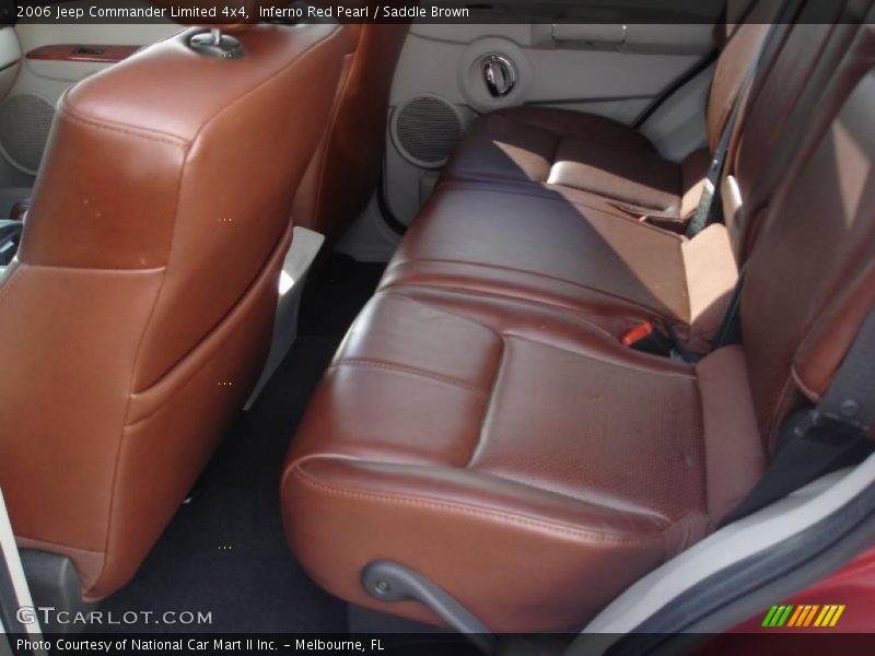 Inferno Red Pearl / Saddle Brown 2006 Jeep Commander Limited 4x4