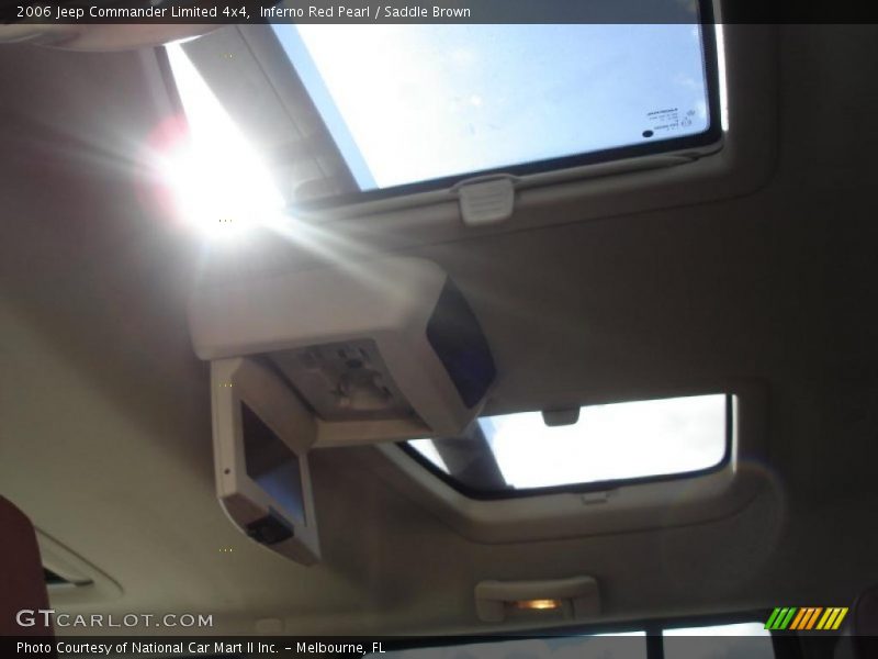 Inferno Red Pearl / Saddle Brown 2006 Jeep Commander Limited 4x4
