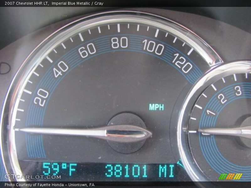 Imperial Blue Metallic / Gray 2007 Chevrolet HHR LT