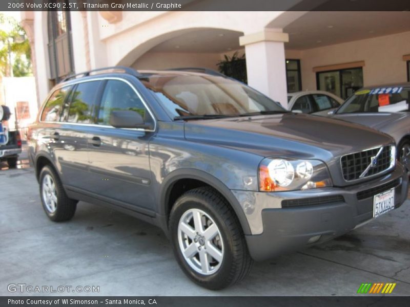 Titanium Gray Metallic / Graphite 2006 Volvo XC90 2.5T