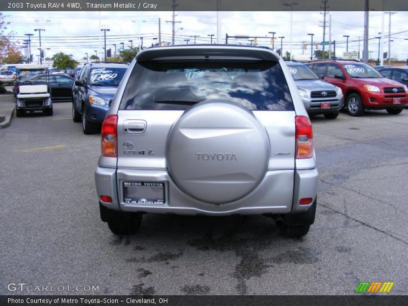 Titanium Metallic / Gray 2003 Toyota RAV4 4WD