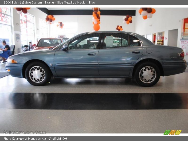 Titanium Blue Metallic / Medium Blue 2000 Buick LeSabre Custom