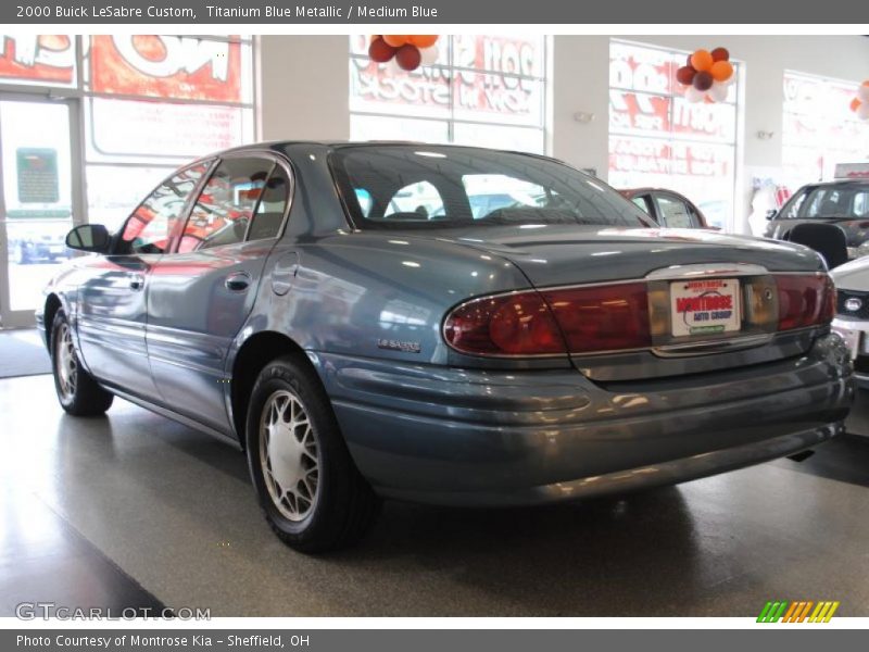 Titanium Blue Metallic / Medium Blue 2000 Buick LeSabre Custom