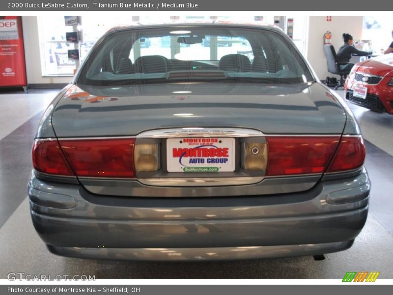 Titanium Blue Metallic / Medium Blue 2000 Buick LeSabre Custom