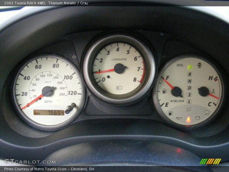 Titanium Metallic / Gray 2003 Toyota RAV4 4WD