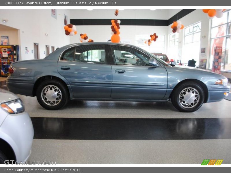 Titanium Blue Metallic / Medium Blue 2000 Buick LeSabre Custom