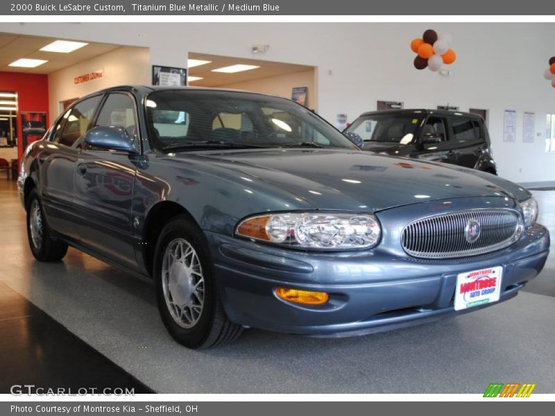 Titanium Blue Metallic / Medium Blue 2000 Buick LeSabre Custom