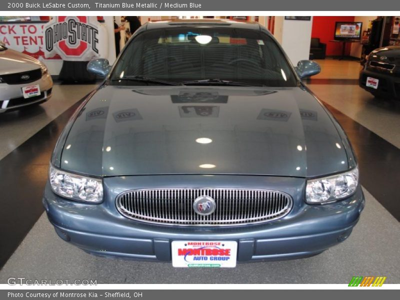Titanium Blue Metallic / Medium Blue 2000 Buick LeSabre Custom