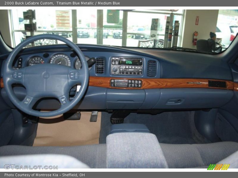 Titanium Blue Metallic / Medium Blue 2000 Buick LeSabre Custom