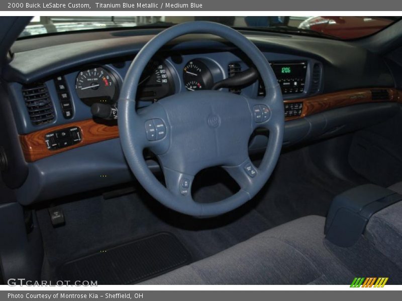 Titanium Blue Metallic / Medium Blue 2000 Buick LeSabre Custom