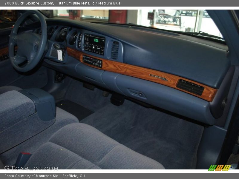 Titanium Blue Metallic / Medium Blue 2000 Buick LeSabre Custom