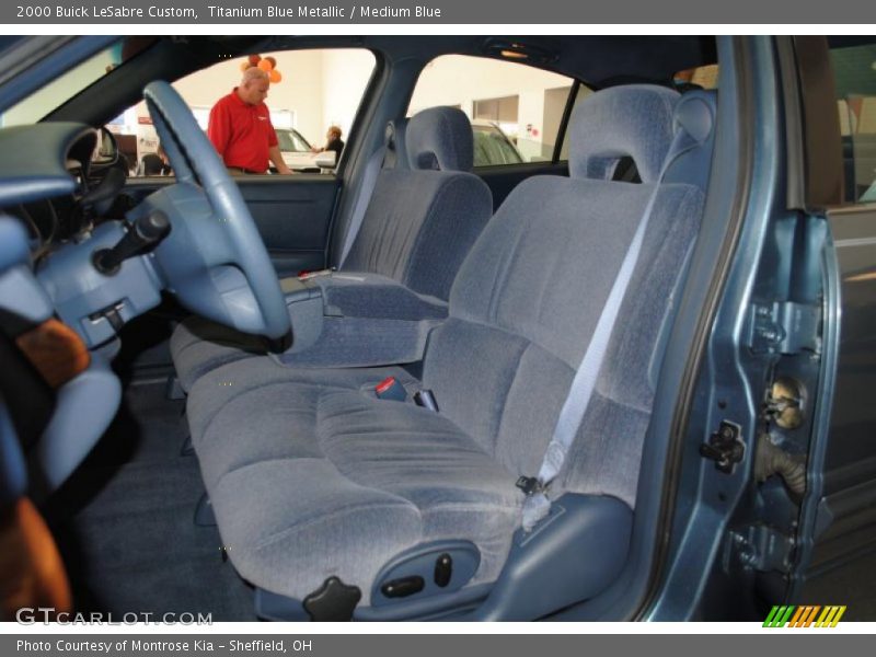 Titanium Blue Metallic / Medium Blue 2000 Buick LeSabre Custom