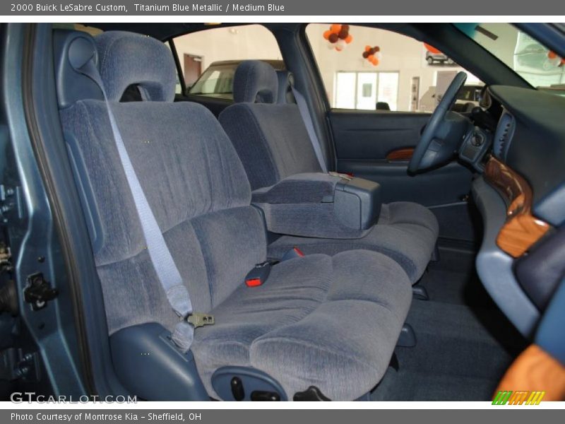 Titanium Blue Metallic / Medium Blue 2000 Buick LeSabre Custom