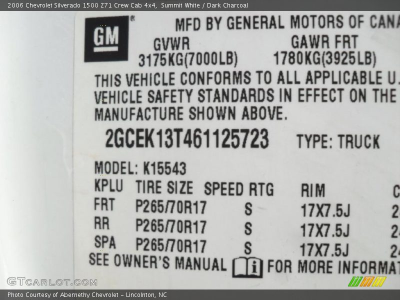 Summit White / Dark Charcoal 2006 Chevrolet Silverado 1500 Z71 Crew Cab 4x4