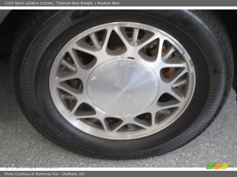 Titanium Blue Metallic / Medium Blue 2000 Buick LeSabre Custom