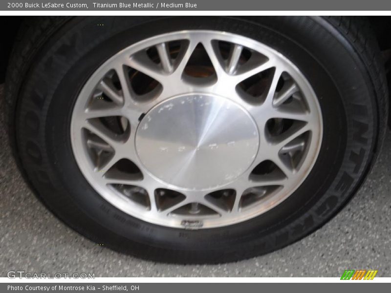 Titanium Blue Metallic / Medium Blue 2000 Buick LeSabre Custom