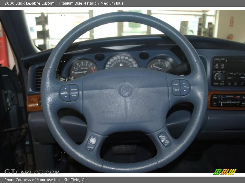 Titanium Blue Metallic / Medium Blue 2000 Buick LeSabre Custom
